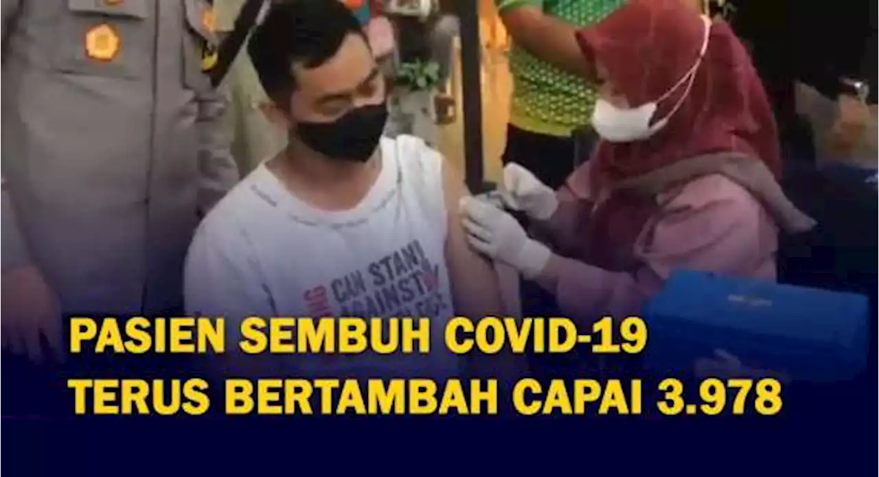 Update Covid-19: Pasien Sembuh Covid-19 Terus Bertambah Capai 3.978