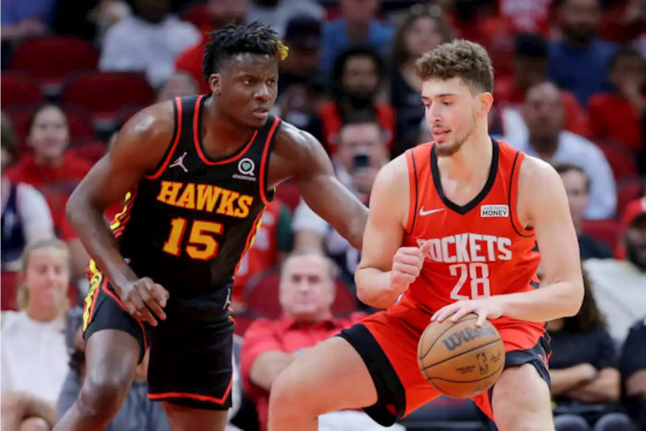 Hawks beat Rockets 130-114 but stay in 9th spot for play-in