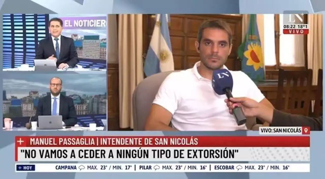 El intendente de San Nicolás se quejó porque Axel Kicillof no lo llamó durante el conflicto con Camioneros: “Nos sentimos muy solos”