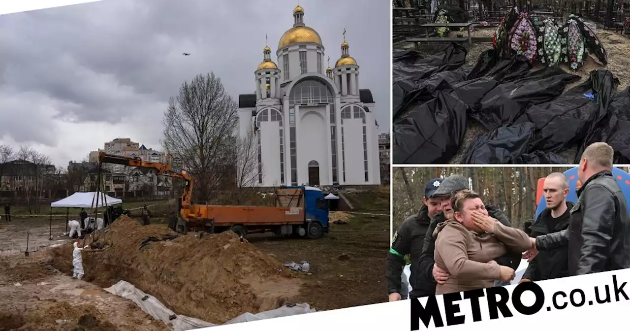 Ukraine to go on offensive after mass graves found with more than 1,200 bodies