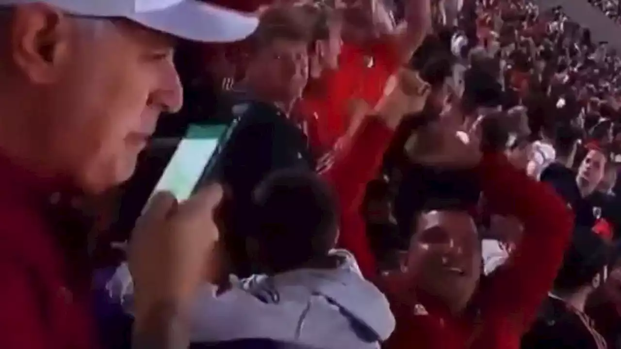 El audio escatológico que manda un hincha tras un gol de River