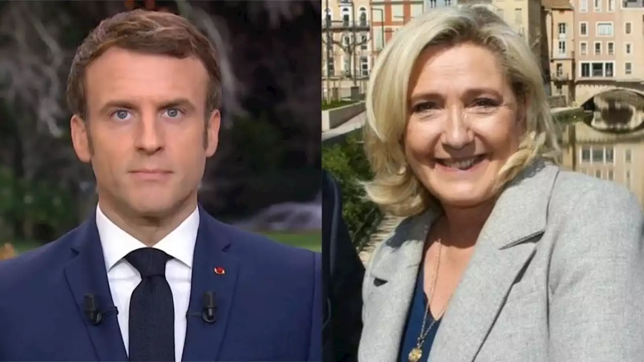 Emmanuel Macron y Le Pen irían al balotaje en Francia