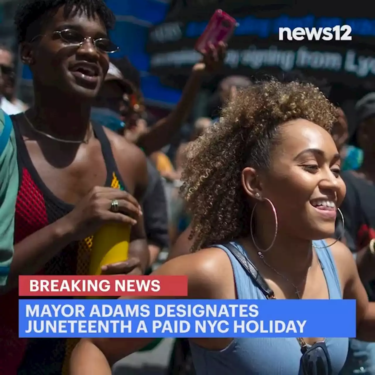 Mayor Adams designates Juneteenth as paid NYC holiday