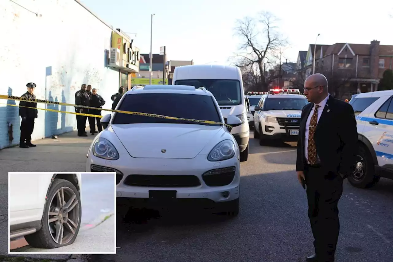 Police open fire at Porsche driver suspected of theft, NYPD official says