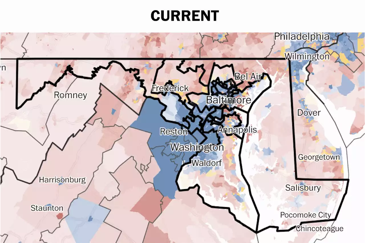 Explore the major changes to Maryland’s congressional map