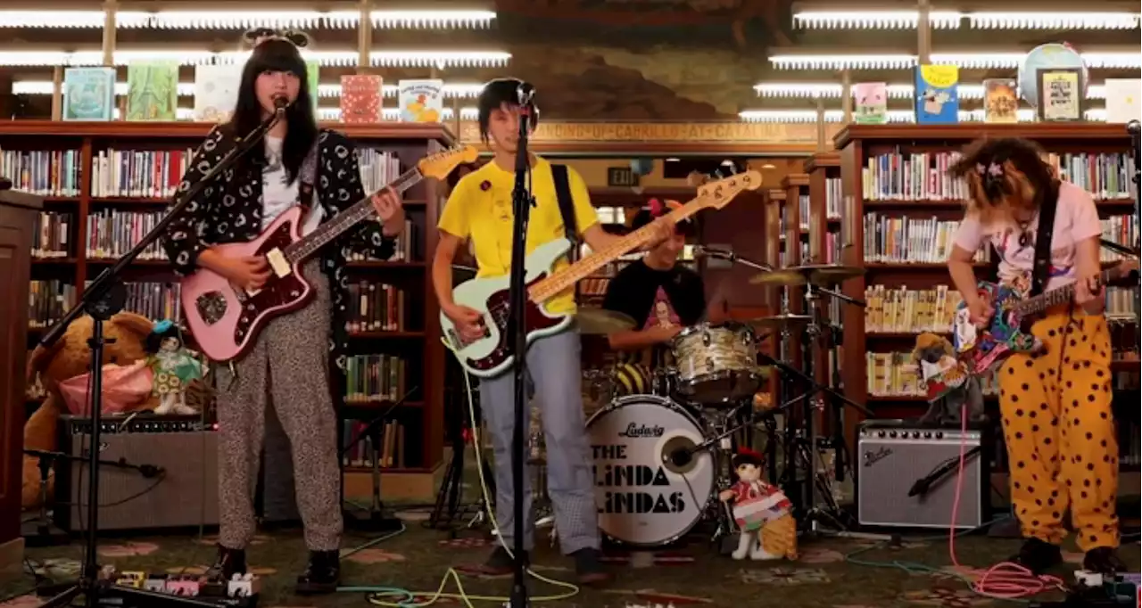 The Linda Lindas Hit the L.A. Public Library (Again) for Tiny Desk (Home) Concert