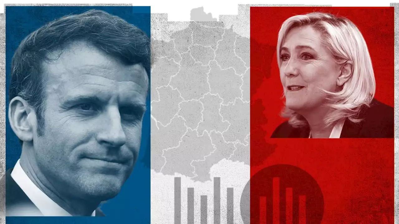 French election results 2022: exit poll shows Macron facing Le Pen in run-off