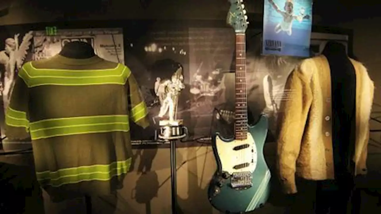 Kurt Cobain's iconic blue guitar expected to fetch $800,000 at auction