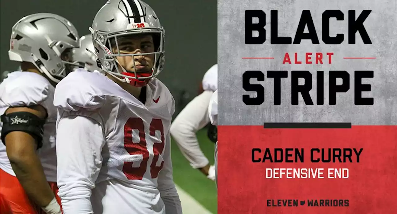 Freshman Defensive Lineman Caden Curry Loses Black Stripe with the Buckeyes