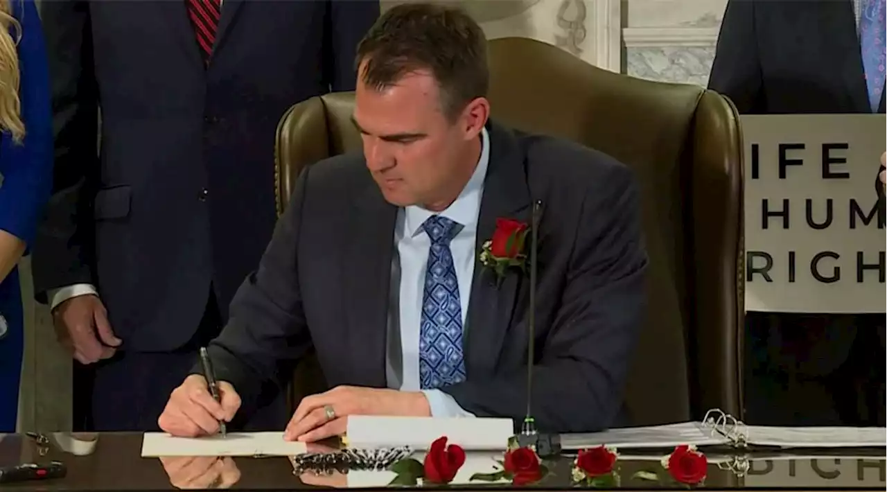 Oklahoma governor signs bill to make abortion illegal