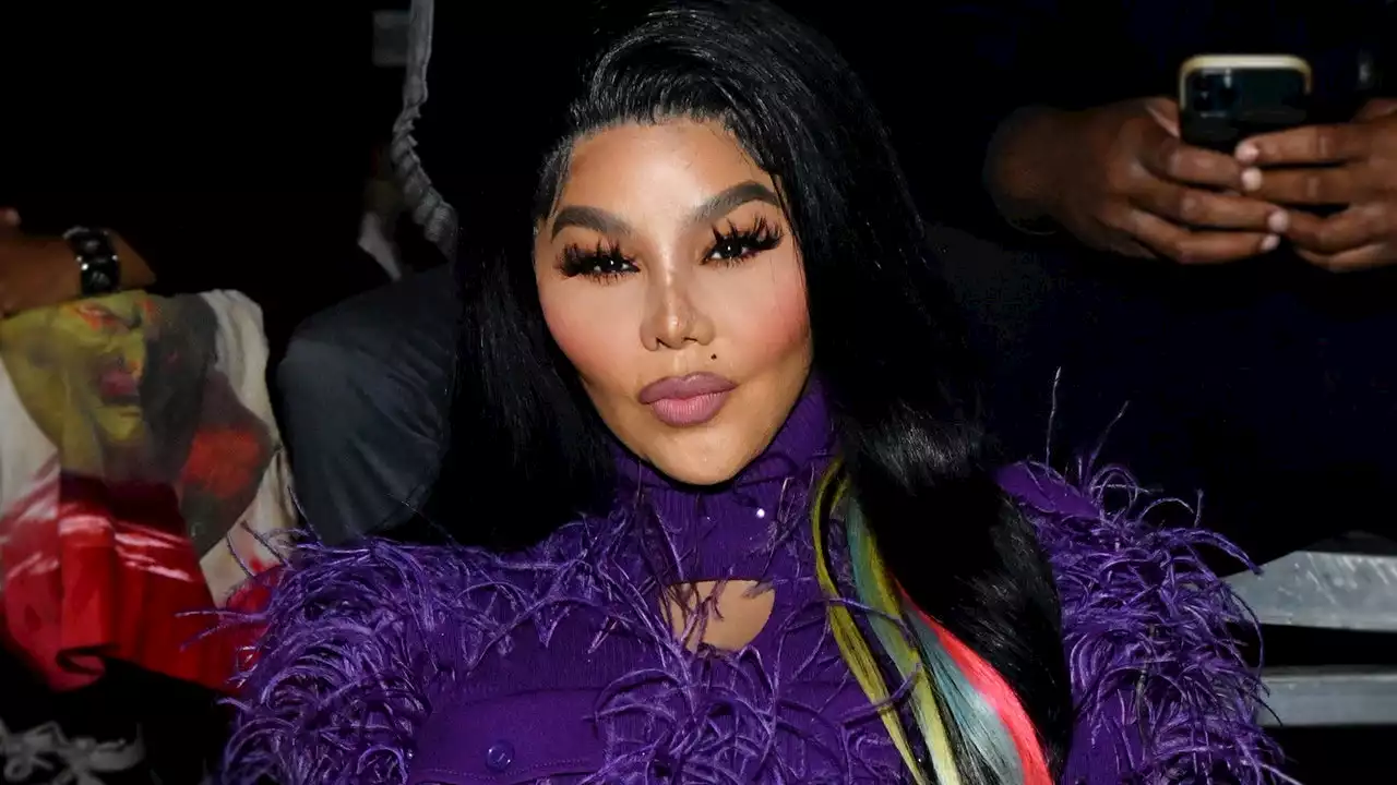 Lil' Kim Camouflaged Her Hair Into Her Outfit — Literally