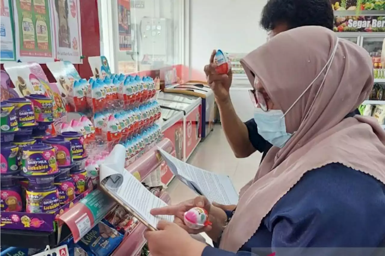 BPOM hentikan penjualan produk Kinder di enam ritel modern di Palu