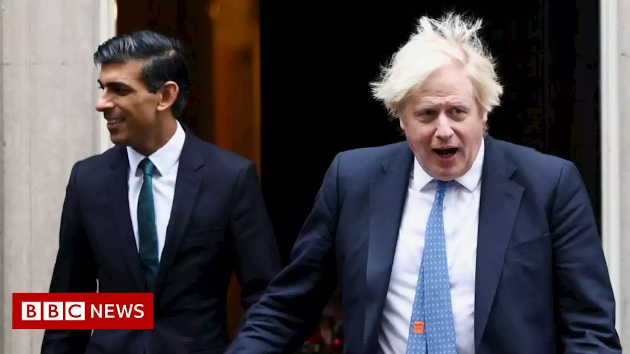 Boris Johnson and Rishi Sunak to be fined over lockdown parties