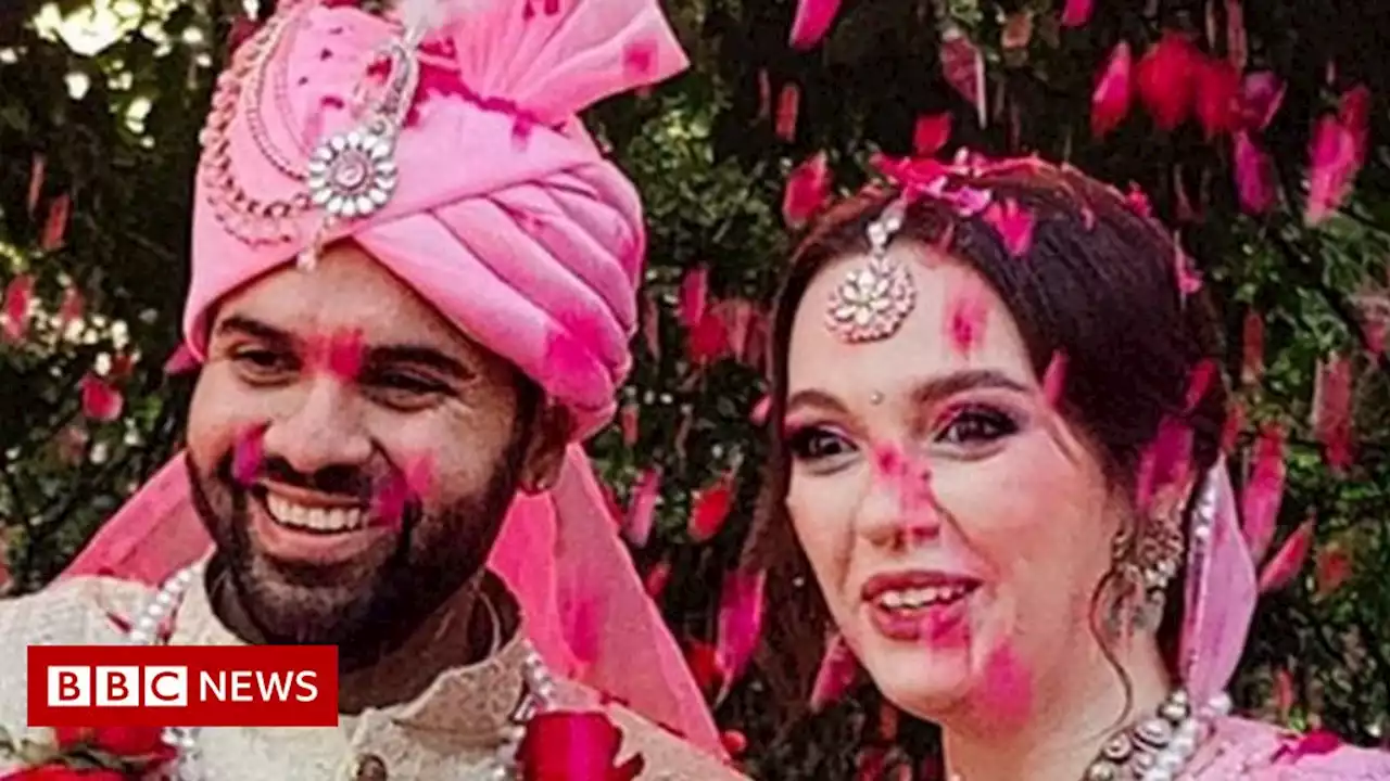 The Ukrainian bride who fled to India from Kyiv with a coffee machine