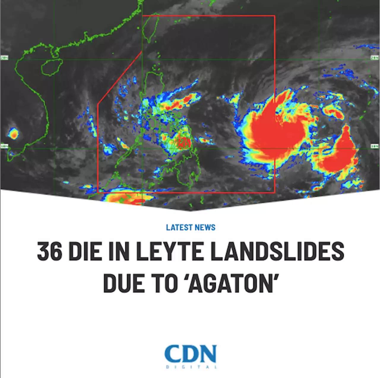 36 die in Leyte landslides due to ‘Agaton’