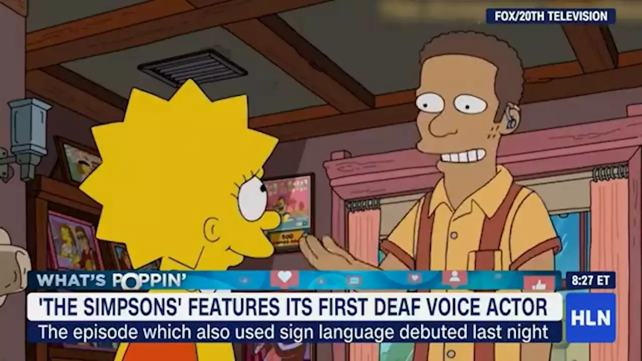 'The Simpsons' will feature a deaf actor and American Sign Language for the first time