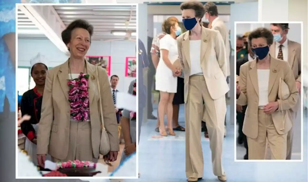 Princess Anne rewears same trouser suit for second day in a row - royal fans 'obsessed!'