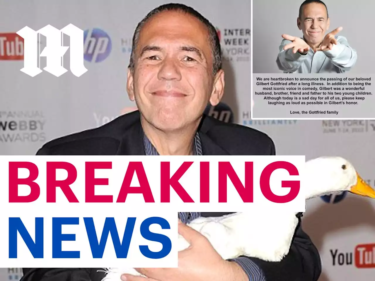 Aladdin star Gilbert Gottfried dies at age 67