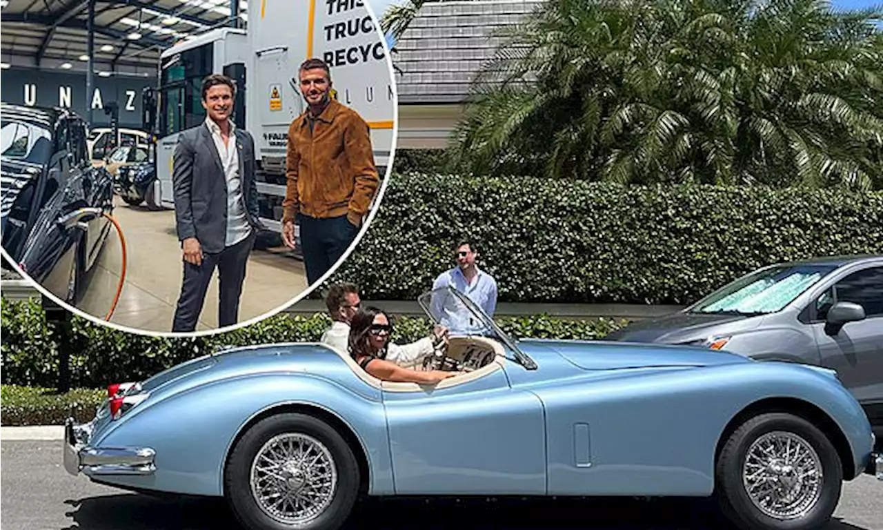 David Beckham promotes vintage car restoration company