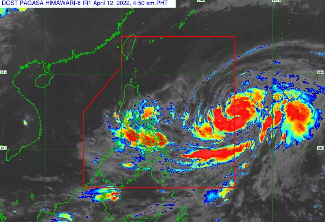 Agaton almost stationary over Samar-Leyte area, Signal No. 1 remains over 9 areas