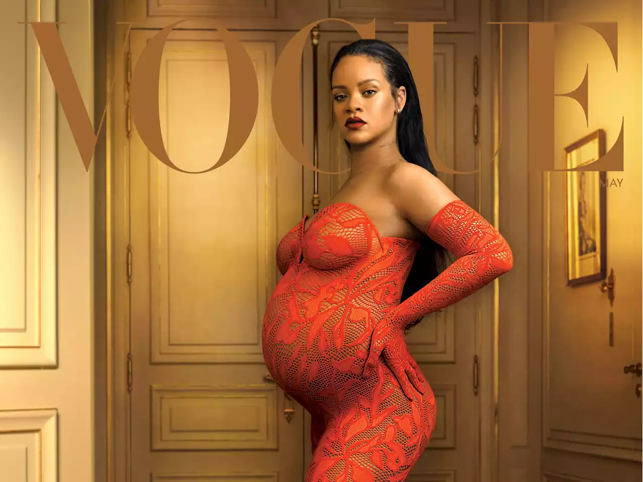 Fans in awe of Rihanna’s Vogue maternity cover shoot