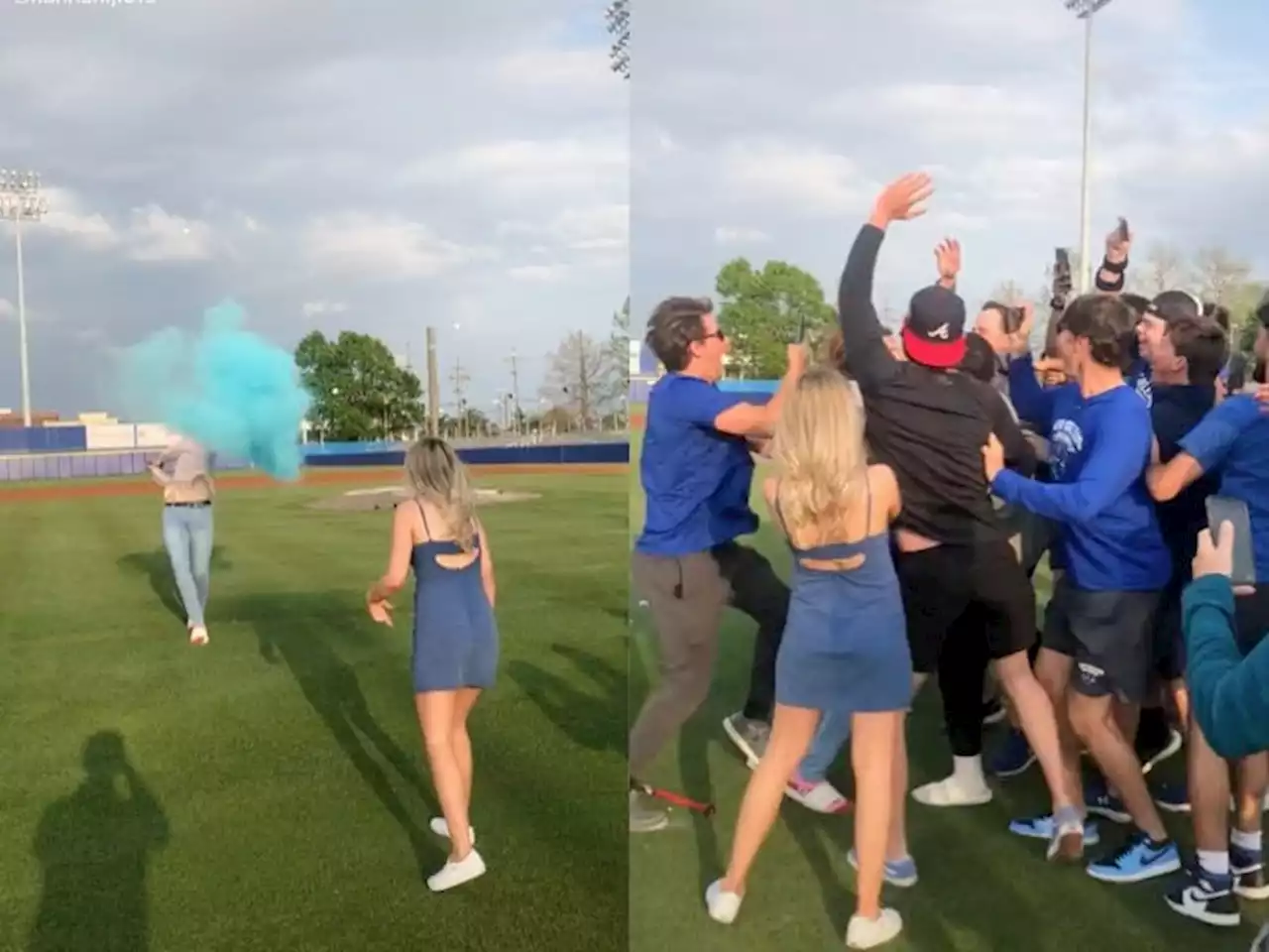 Man criticised for celebrating with friends instead of girlfriend after gender reveal