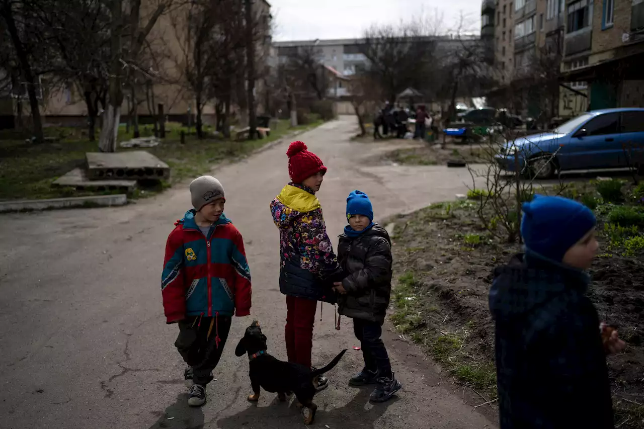 Nearly two-thirds of Ukraine’s children have fled homes since invasion, UN says