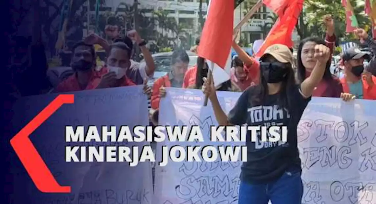 Mahasiswa GMNI Demo Kritisi Kinerja Jokowi