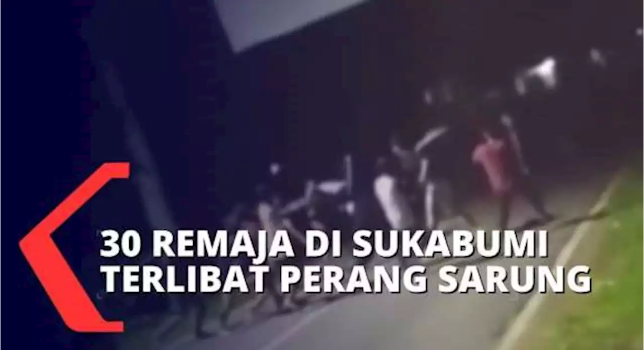 Puluhan Remaja di Sukabumi Lari Berhamburan saat Diusir Warga Karena Perang Sarung