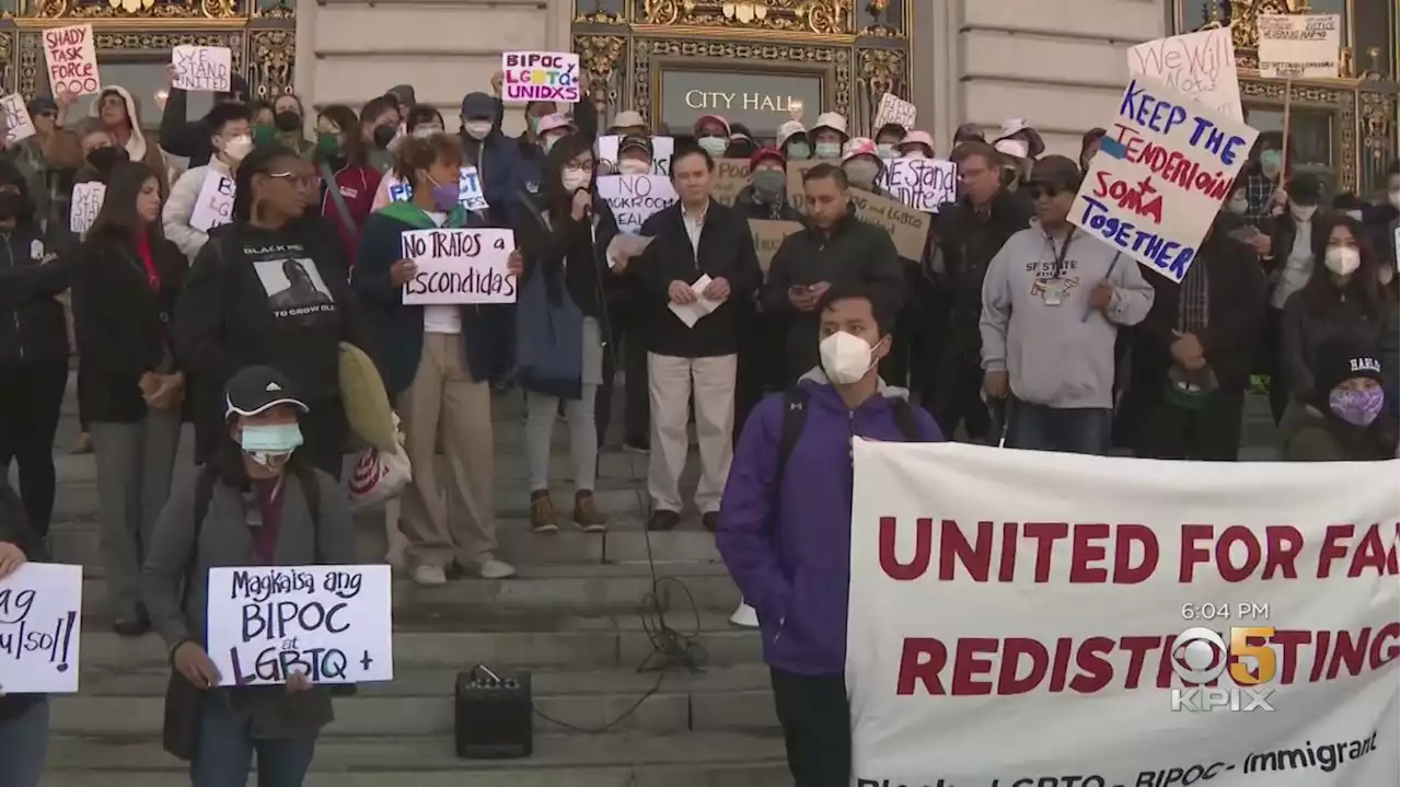 Protesters Angry Over Redistricting Task Force Plan For San Francisco