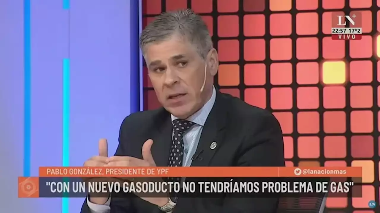 El presidente de YFP, Pablo González, reaccionó a las críticas de Juan José Aranguren por la falta de gas: “Me lo fume dos años”