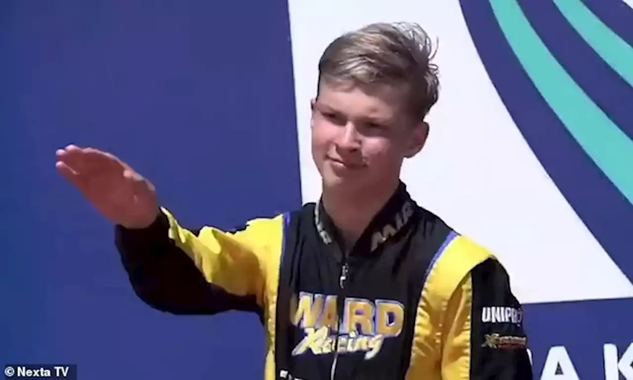 Russian karting champion sacked for 'Nazi salute'