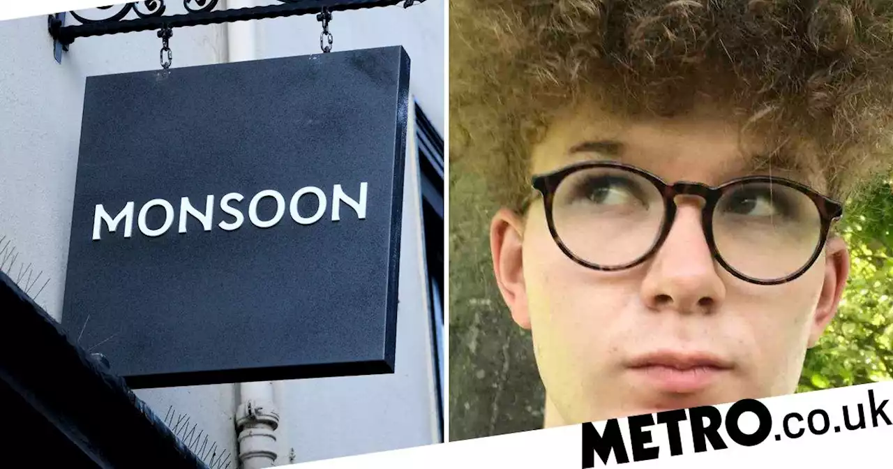 Non-binary teen 'upset' after Monsoon staff 'kick them out of changing room'