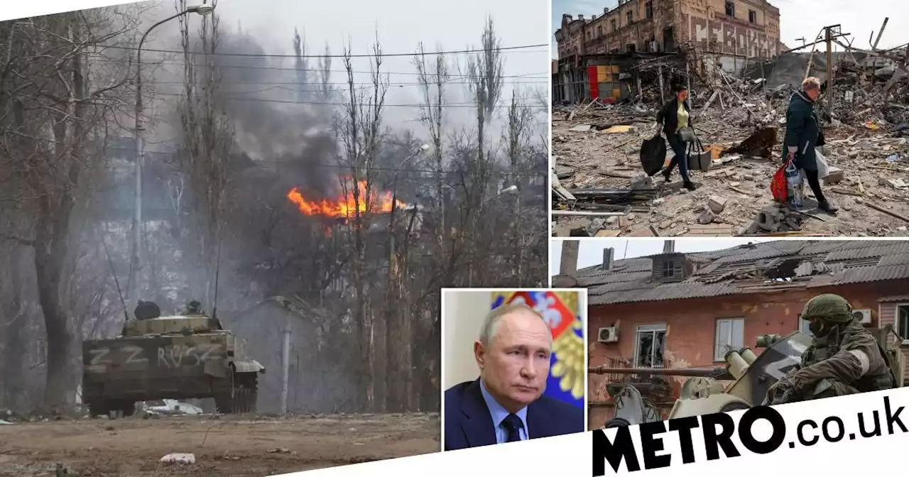 UK says 'all options on the table' if Russia used chemical weapons in Mariupol