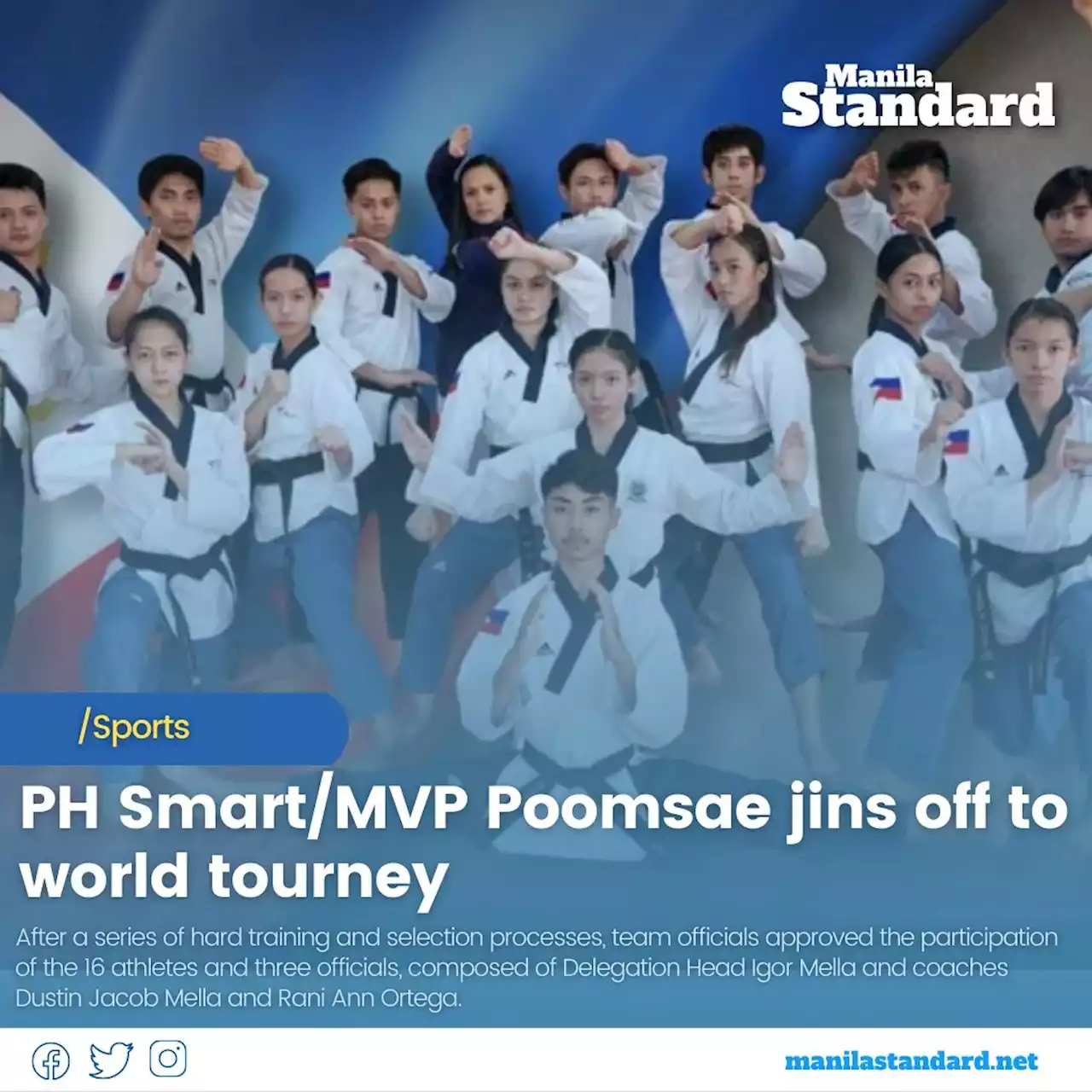 PH Smart/MVP Poomsae jins off to world tourney