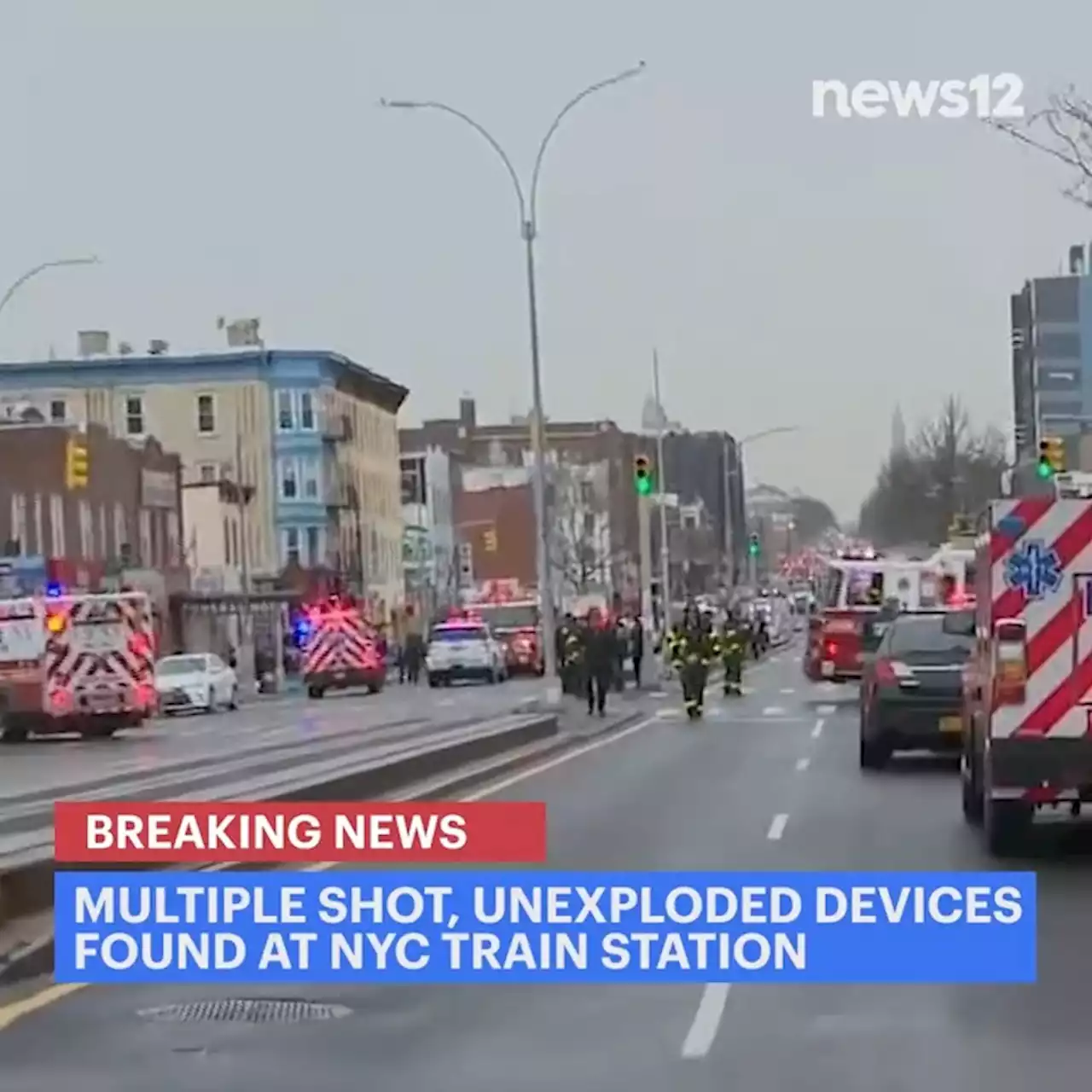 Gunman opens fire on Brooklyn subway; at least 11 injured