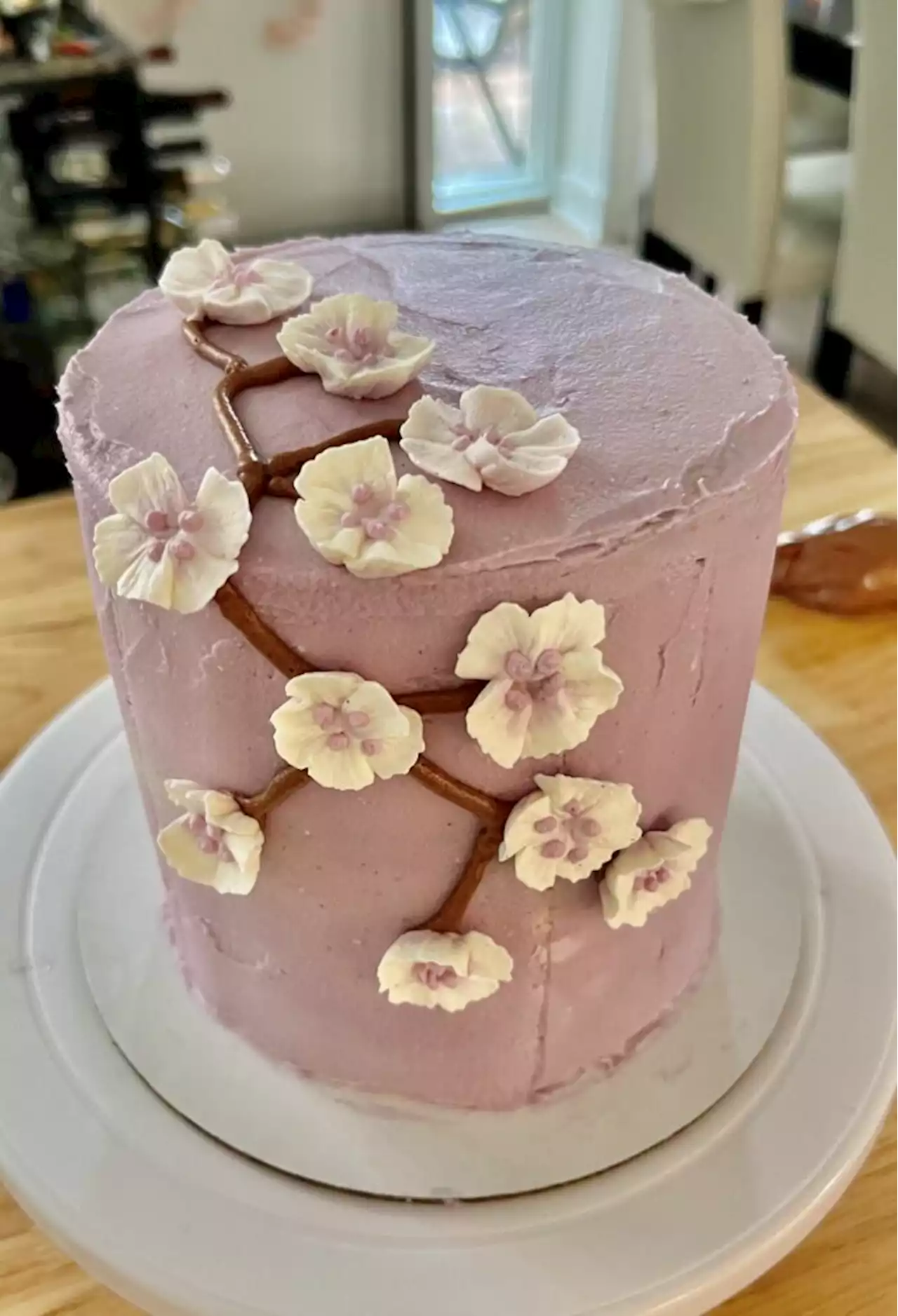 Beautiful Cherry Blossom Cake