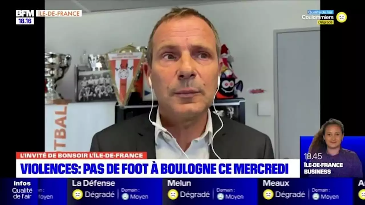 Violences dans le foot: le président de l'ACBB explique pourquoi le club suspend ses entraînements