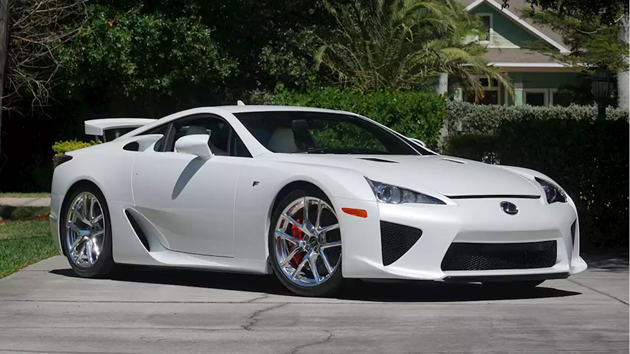 A Rare Lexus LFA Supercar, Driven Just 850 Miles, Is Heading to Auction