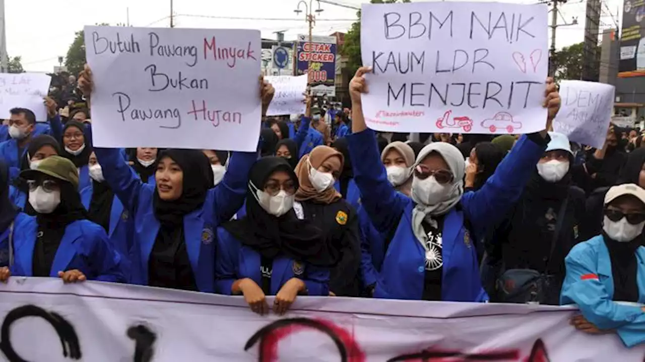 Suasana Demo Mahasiswa di Berbagai Daerah