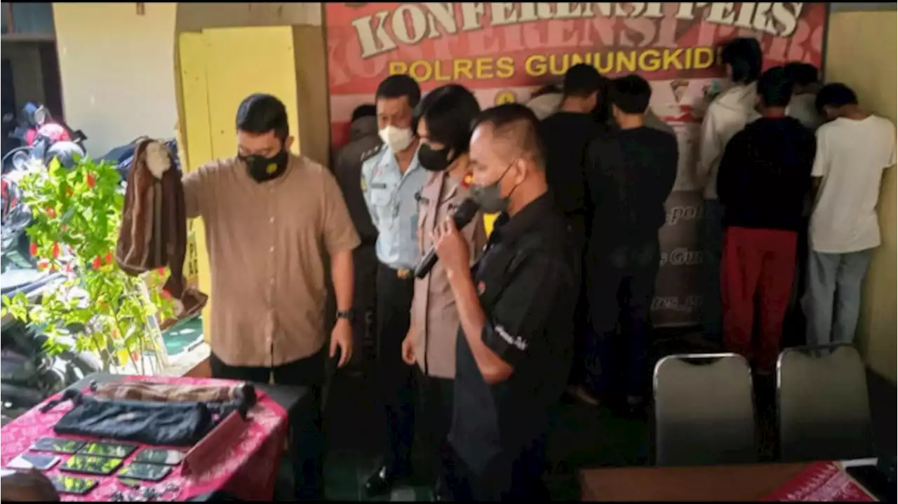 Aksi Perang Sarung, Puluhan Remaja di Gunungkidul Diamankan Polisi