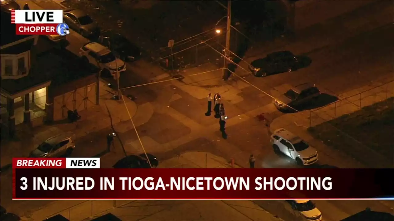 3 shot in Philadelphia's Tioga-Nicetown neighborhood; suspects wanted