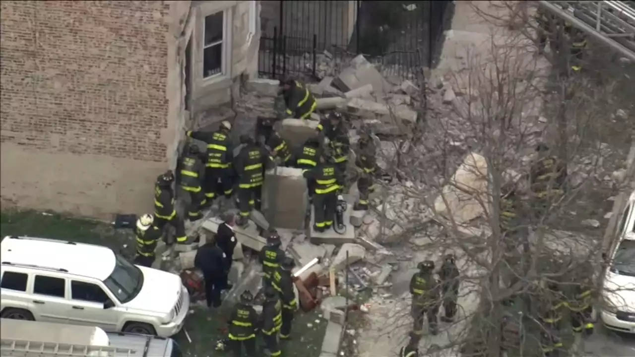 Garfield Park building collapse: 1 killed, 2 seriously injured, fire officials say