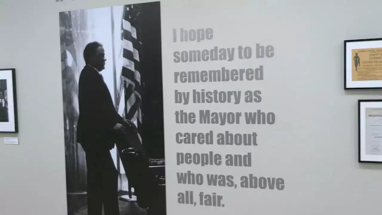 Harold Washington Library exhibit celebrates legacy of Chicago's 1st Black mayor