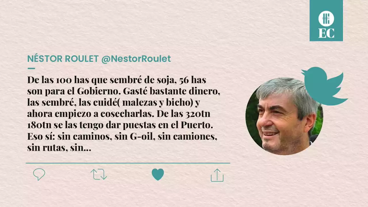 El desesperado c�lculo de retenciones de un productor de soja de C�rdoba