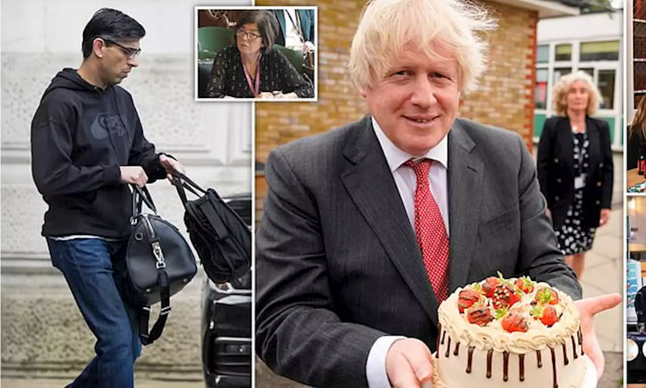 Furious Rishi Sunak 'blames Boris and Carrie' for Partygate fine