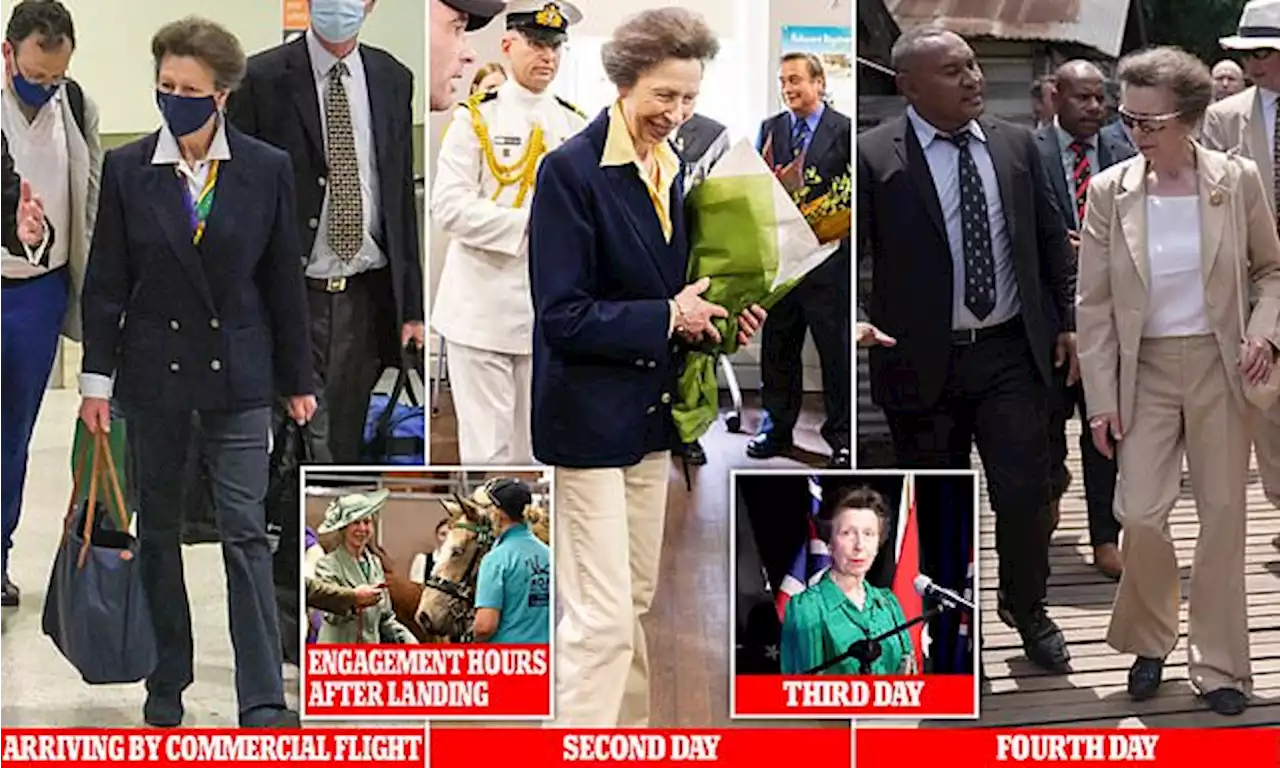 Staff 'lost in admiration' for Princess Anne after Australia tour