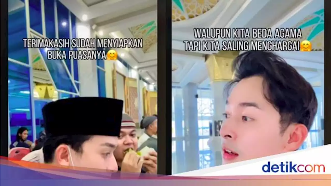 Ini Reaksi Non Muslim Ikut Buka Puasa di Masjid Pertama Kali