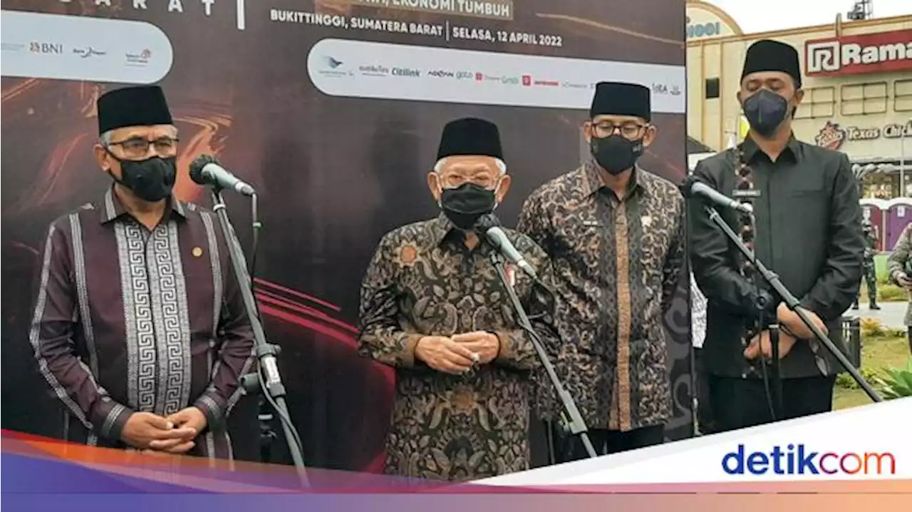 Ma'ruf Amin: Sumbar Tak Ada Makanan yang Enak, Adanya Enak Sekali