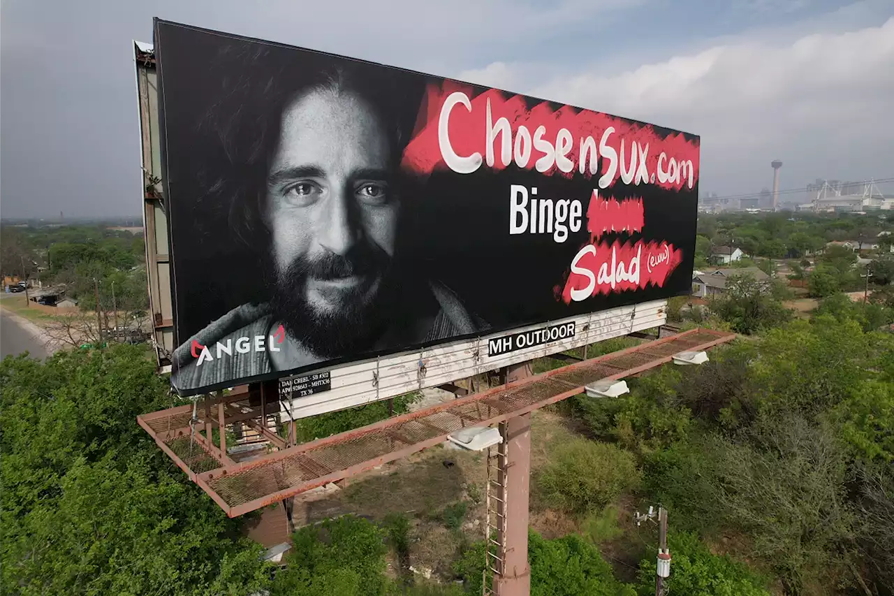 'Manipulative': San Antonio 'The Chosen' billboard defaced for apparent marketing ploy